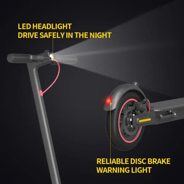 Tragbarer Elektroroller für Erwachsene – 630W Motor, bis zu 16 MPH, 18 Meilen Reichweite, 8,5" Vollgummireifen, klappbar, LCD-Display, App-Steuerung, Dual-Scheibenbremsen - Image 9