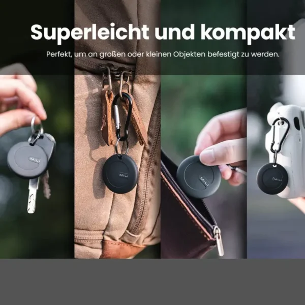 GPS Tracker für Android,Google Autorisiert, Bluetooth-Tracker ,SmartTag Key Finder für Gepäck/Auto/Brieftasche/Fahrrad/Haustiere , Schwarz - Image 7
