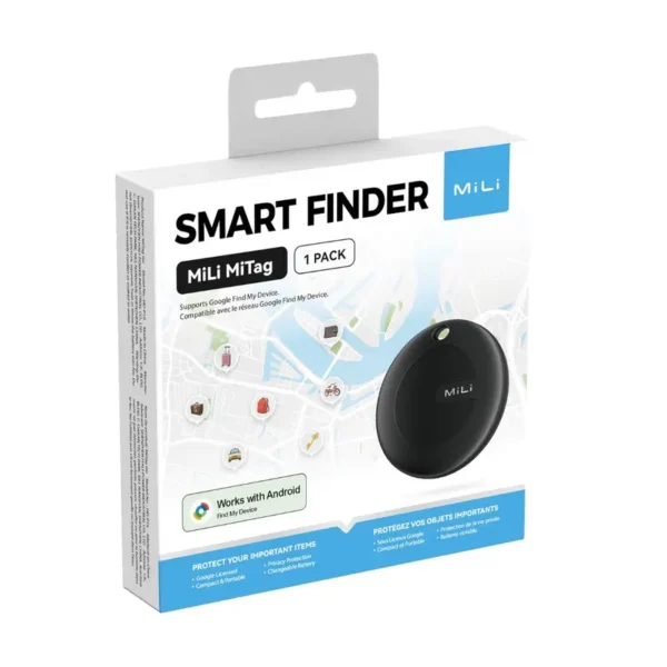 GPS Tracker für Android,Google Autorisiert, Bluetooth-Tracker ,SmartTag Key Finder für Gepäck/Auto/Brieftasche/Fahrrad/Haustiere , Schwarz - Image 9
